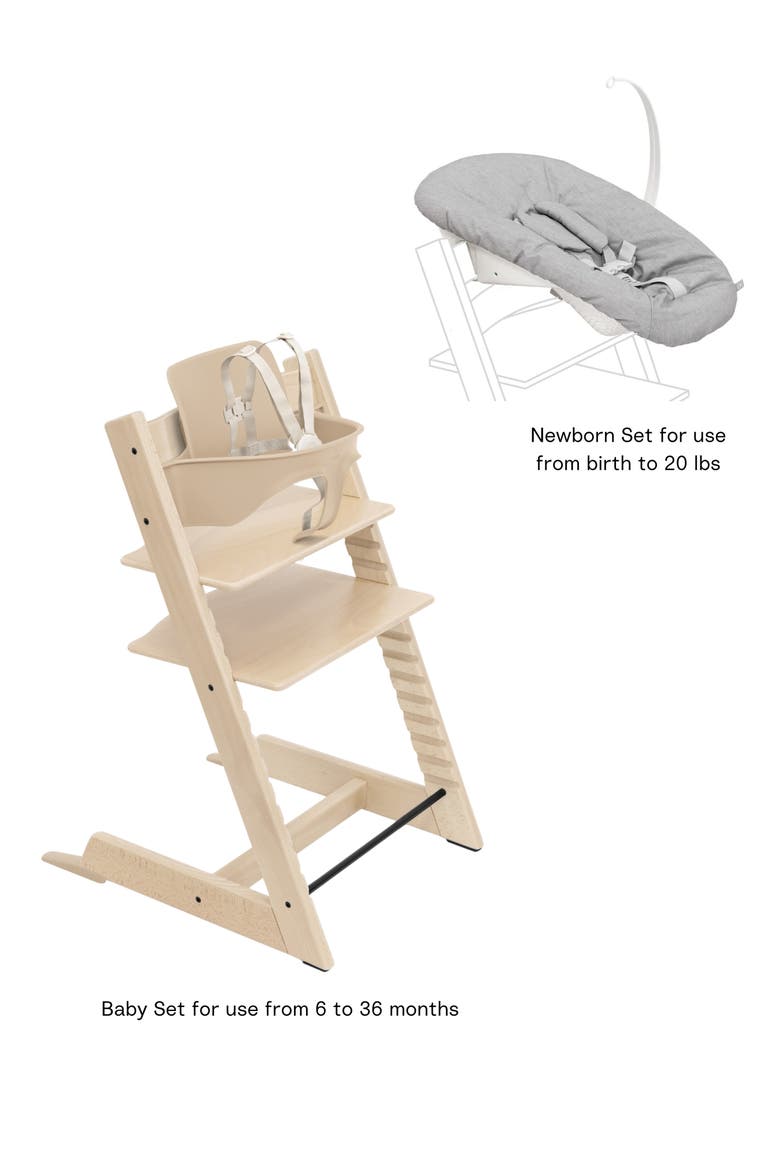 Tripp Trapp® Highchair² & Newborn Set $463 Value, Alternate, color, NATURAL