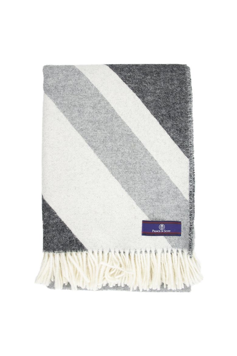 Monochromatic Union Jack Merino Wool Throw, Main, color, Union Jack Grey