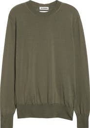 Jil Sander Superfine Merino Wool Crewneck Sweater