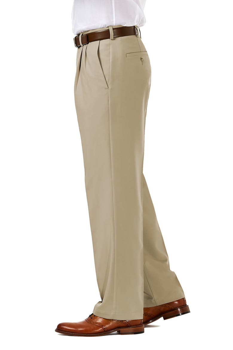 Cool 18® PRO Classic Fit Flat Front Pant, Alternate, color, KHAKI