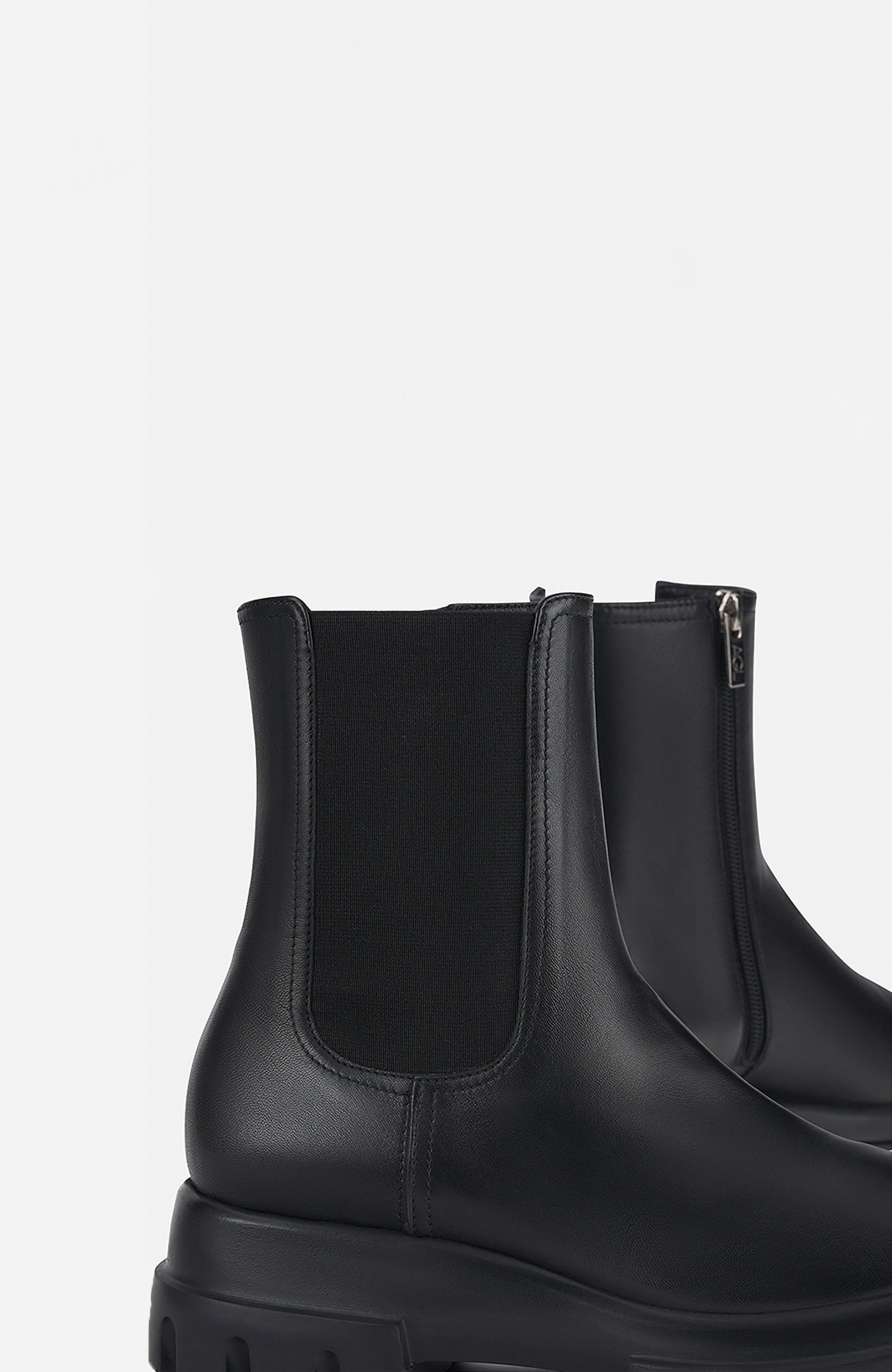 AGL Chunky Beat Water-resistant suede ankle boot, Alternate, color, Black