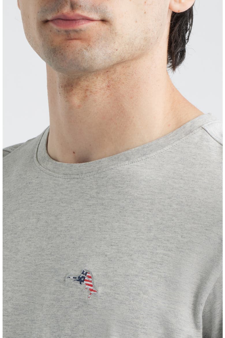 Bali Skyline Americana Pima Cotton T-Shirt, Alternate, color, GREY HEATHER