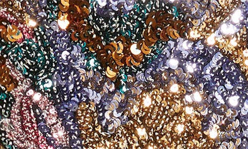 Elie Tahari The Adrianne Sequin Midi Skirt In Multi