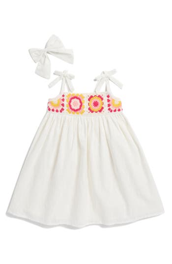 Shop Blueberry Kids' Crochet Granny Square Dress & Bow Set
