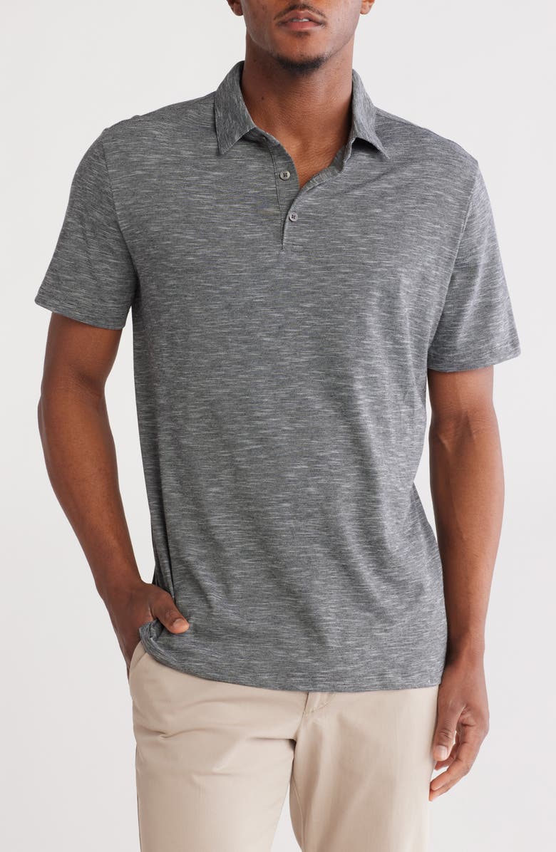 WESTZEROONE Fenton Space Dye Cotton Polo, Main, color,