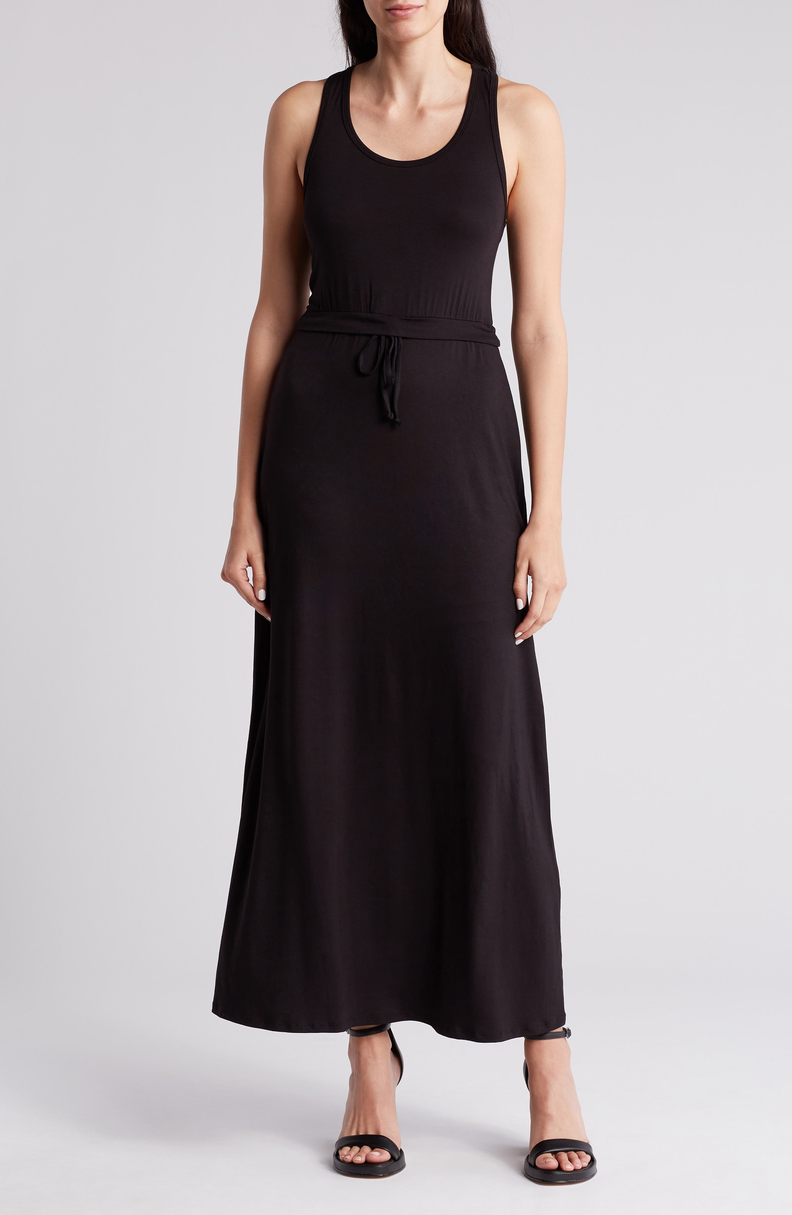 GO COUTURE Racerback Maxi Dress