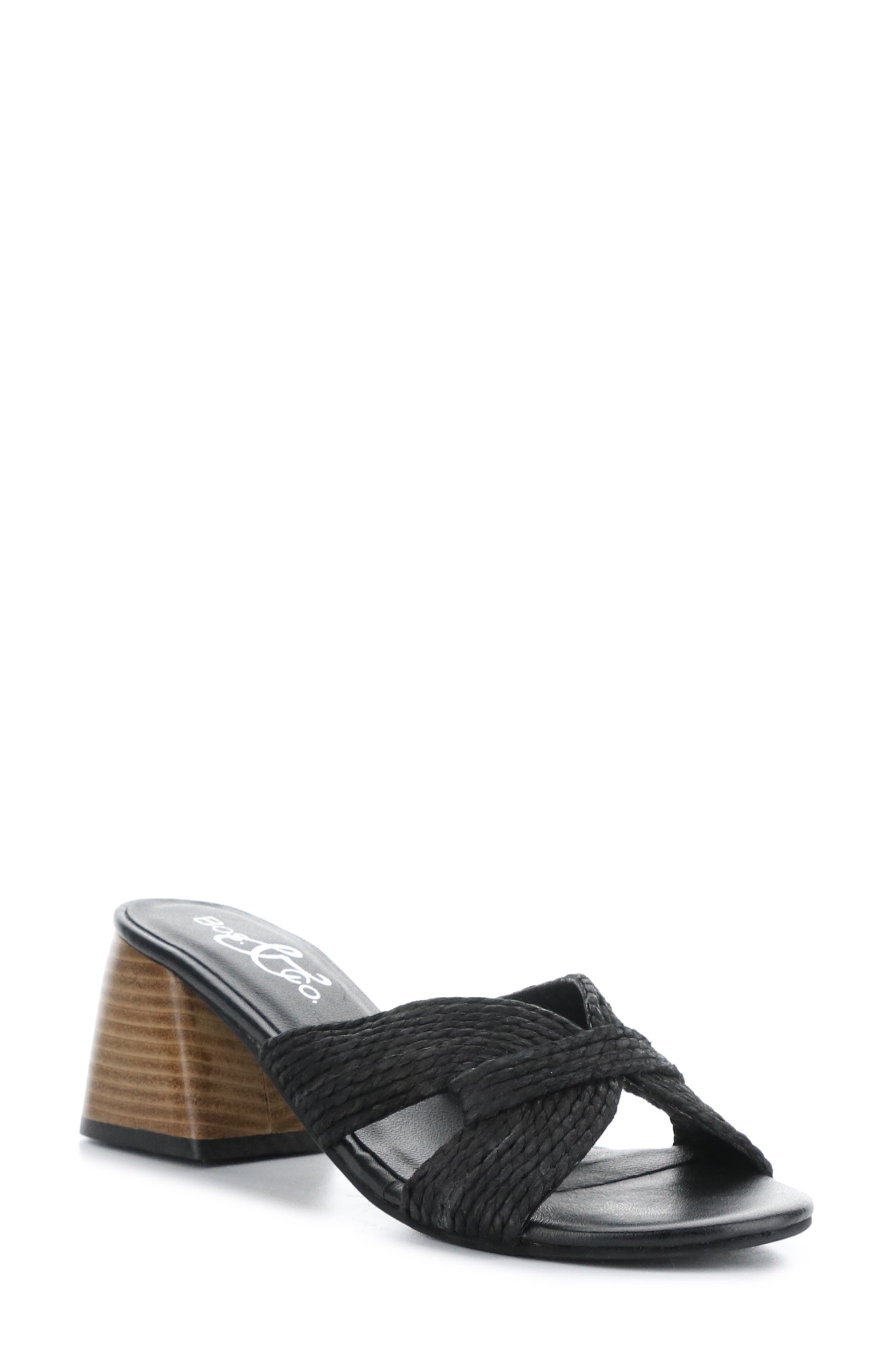 Bos. & Co. Gessa Block Heel Slide Sandal, Main, color, 