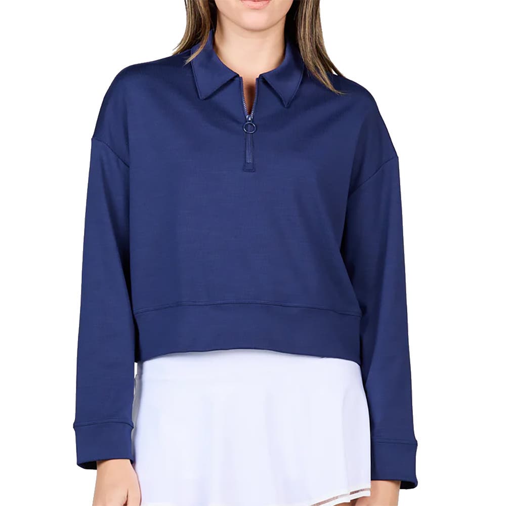 Staples Quarter-Zip Womens Golf Pullover - image 5