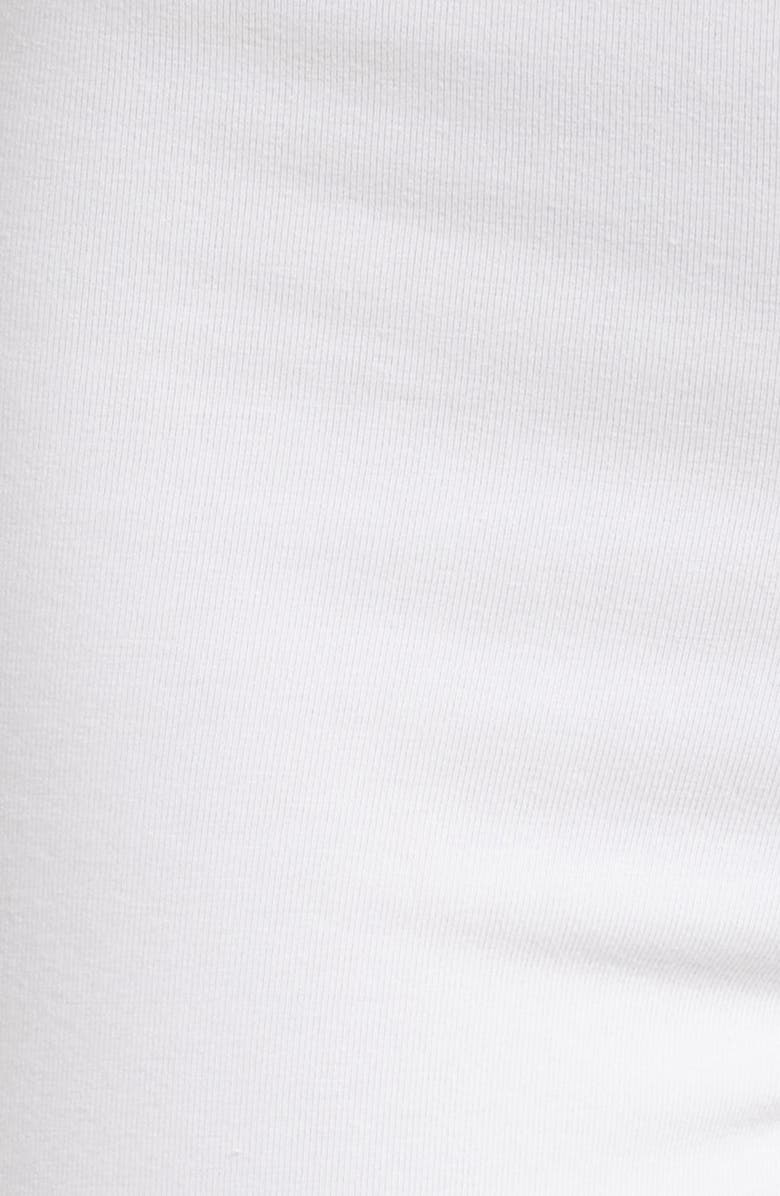 Natori Bliss Stretch Cotton Pajama Shorts, Alternate, color, White