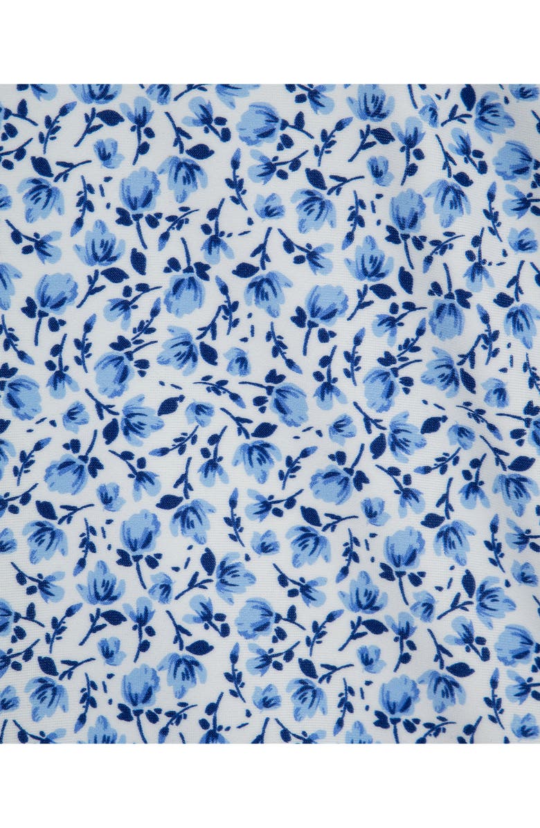 Little Me Floral Smocked One-Piece Swimsuit, Alternate, color,