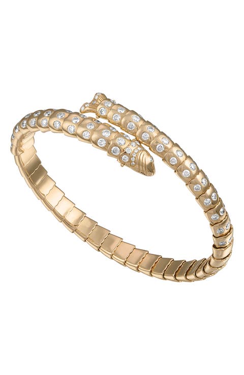 Swedish Fish Diamond Bypass Bracelet