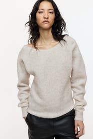 H&M Alpaca-blend One-shoulder Jumper