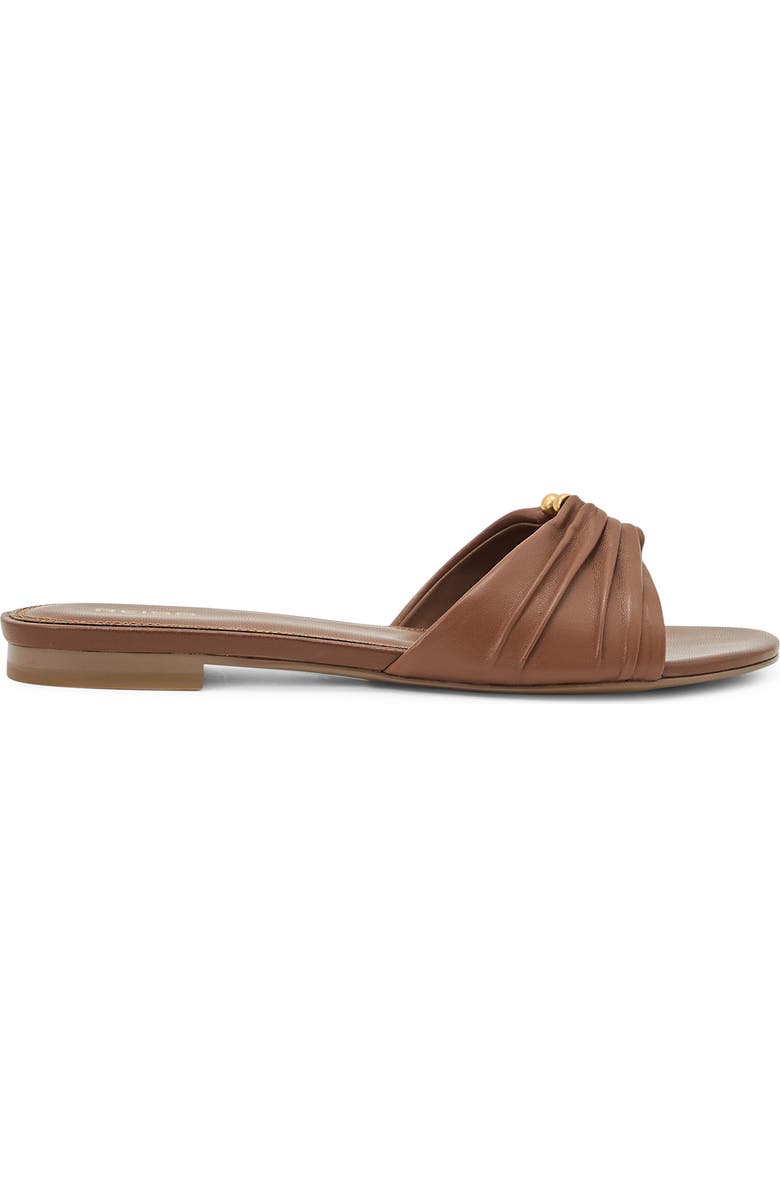 Reiss Alana Open Ring Slide Sandals, Main, color, Tan