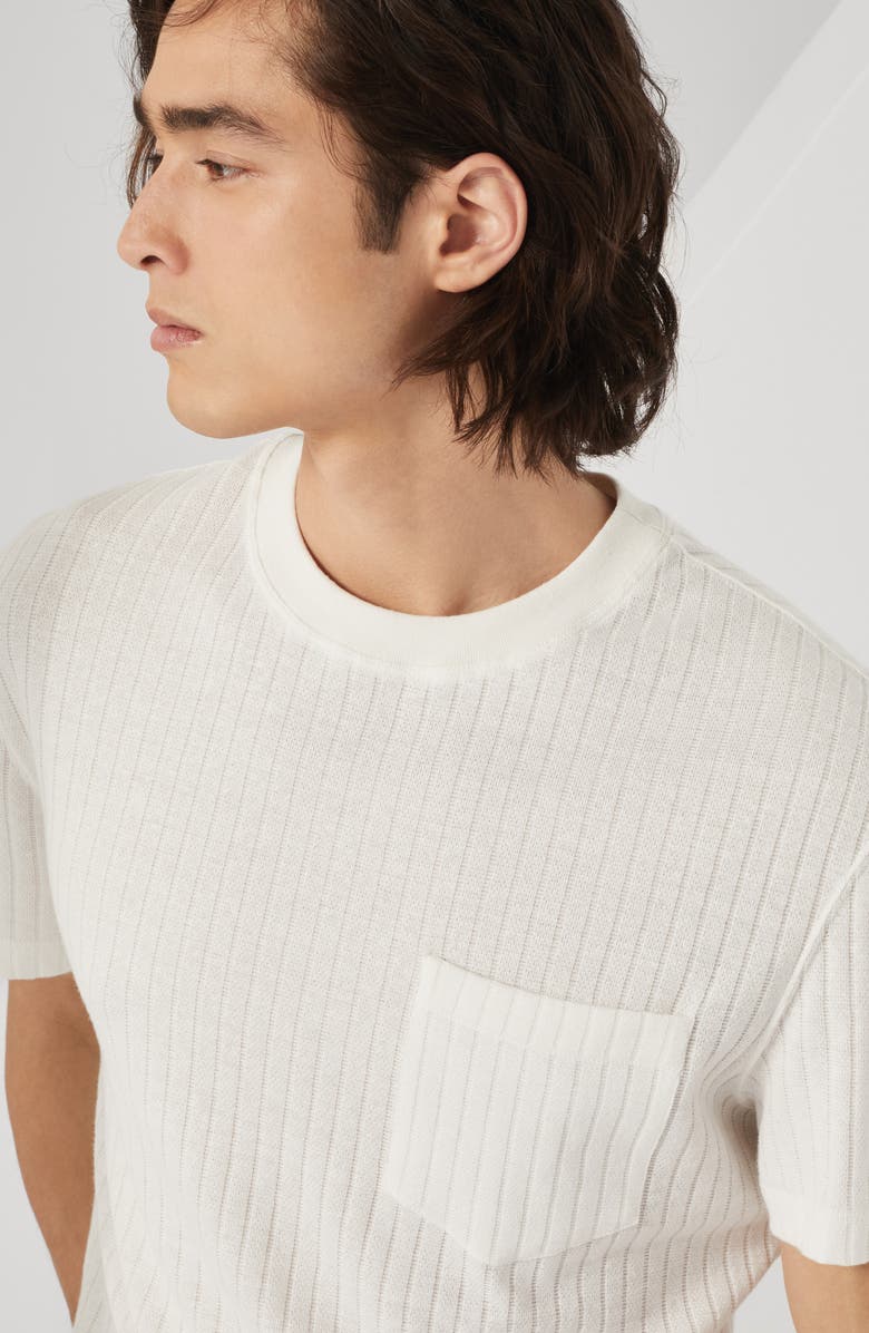 Brunello Cucinelli Ribbed jersey T-shirt, Alternate, color, 