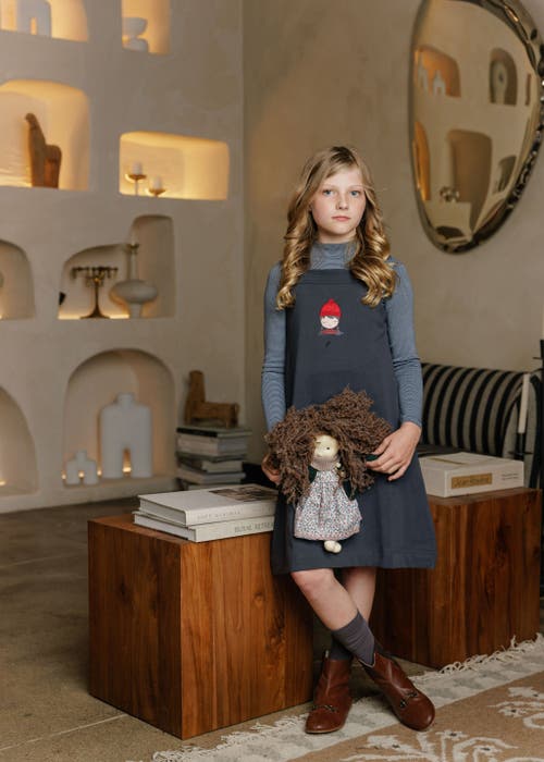 Ely's & Co. French Terry Autumn Kids Collection In Blue