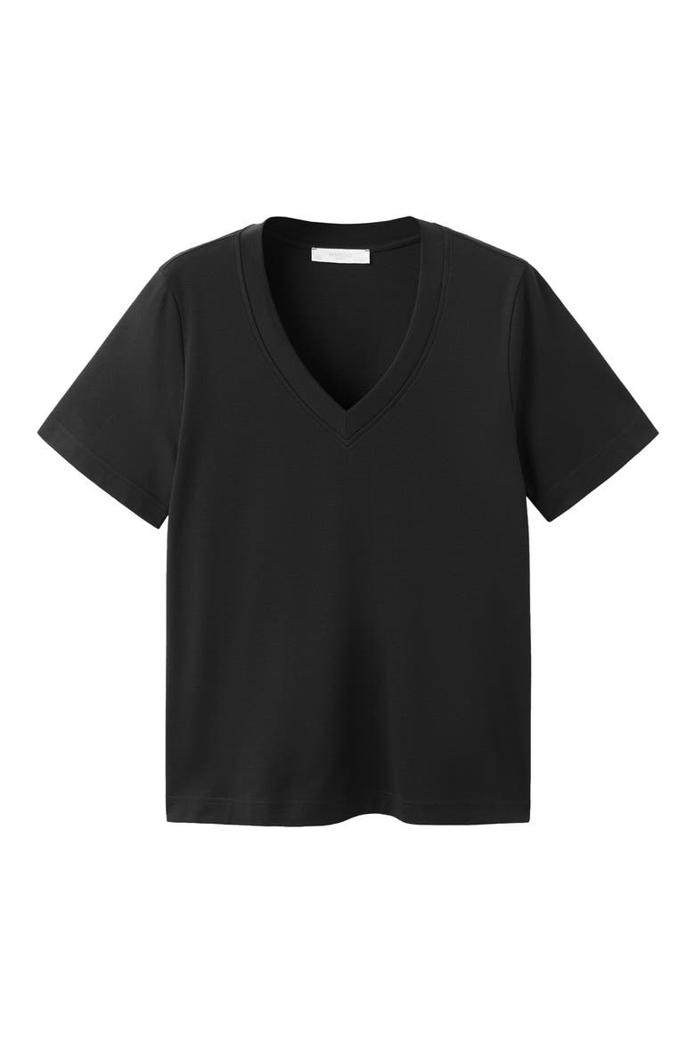 Cotton T-Shirt, Alternate, color, BLACK