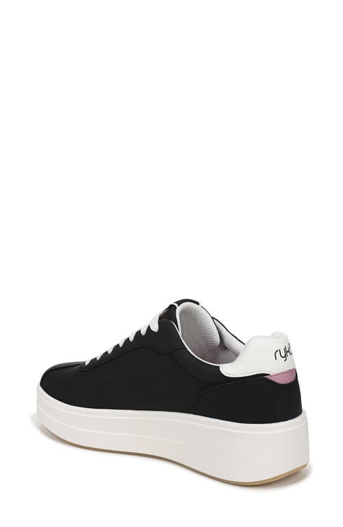 Ryka Women's Viv Max Lace Up Platform Sneakers In Black
