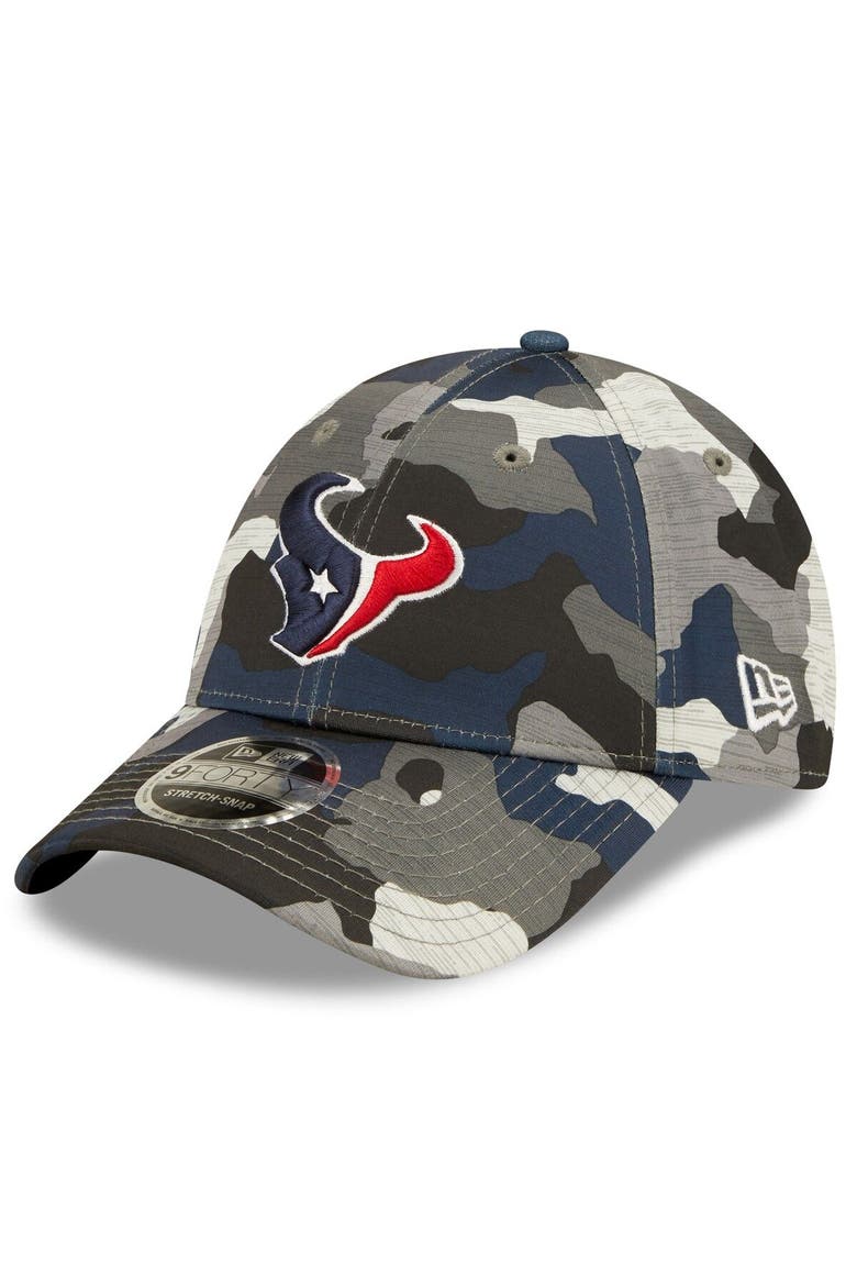 Men's New Era Camo Houston Texans 2022 NFL Training Camp Official 9FORTY Adjustable Hat, Main, color, Camo