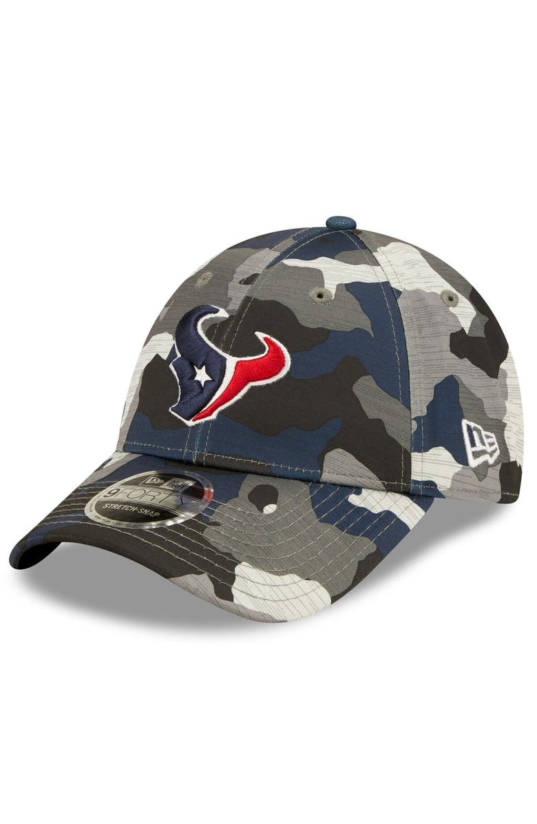 New Era Men's New Era Camo Houston Texans 2022 NFL Training Camp Official 9FORTY Adjustable Hat, Main, color, 