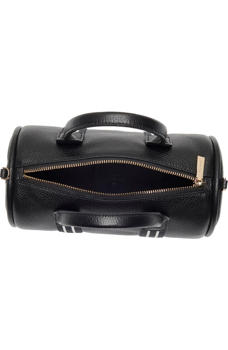 Kate Spade New York rosie pebble leather small duffle bag, Alternate, color, Black