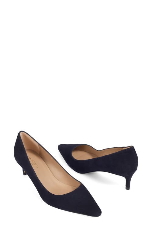 Lk Bennett Ava Pointed Toe Pump In Blue