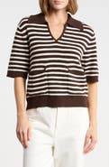 Sanctuary Collared Cotton Sweater