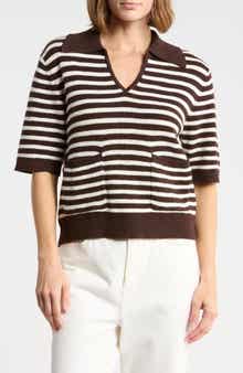 Collared Cotton Sweater