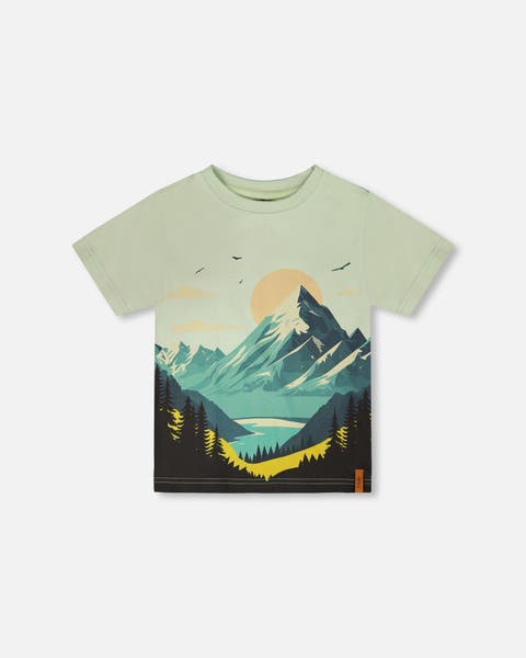 Organic Cotton Jersey Mountain T-Shirt (Toddler, Little Kid & Big Kid)