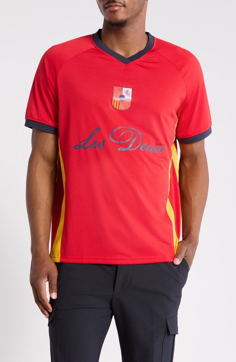 Les Deux Spain Football Jersey, Main, color, Racing Red