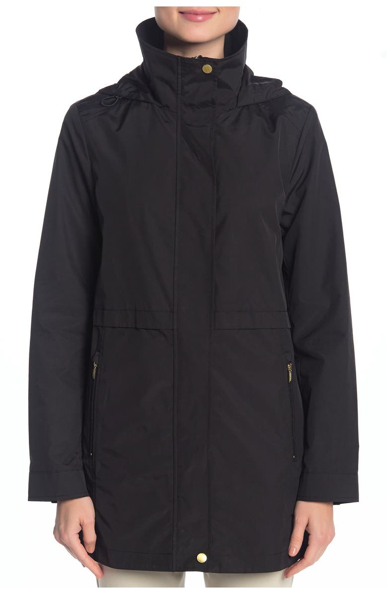Cole Haan Packable Hooded Rain Jacket, Alternate, color, 