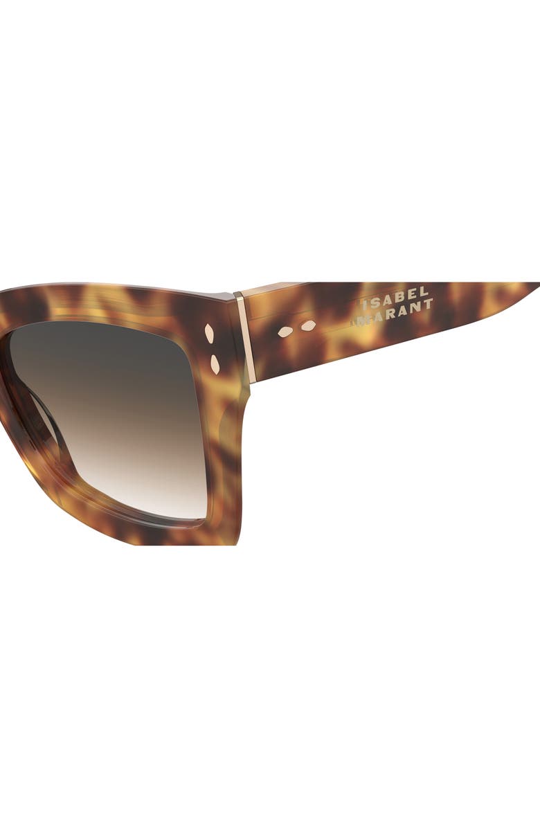 Isabel Marant 52mm Cat Eye Sunglasses, Alternate, color, Havana Honey