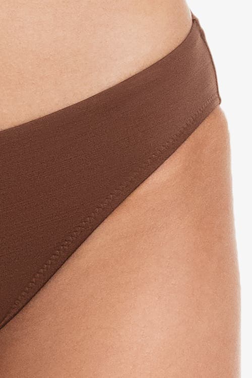 Helen Jon Classic Hipster In Textured Chocolate Brown