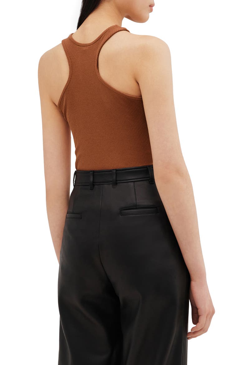 Chauncey Rib Racerback Tank, Alternate, color, CINNAMON BROWN
