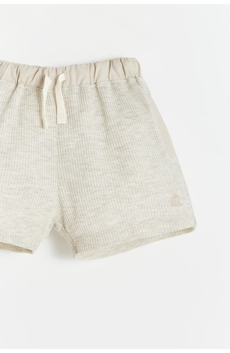 Babycottons Waffle Short for Little Kid & Big Kid, Alternate, color, Blue-Graphite