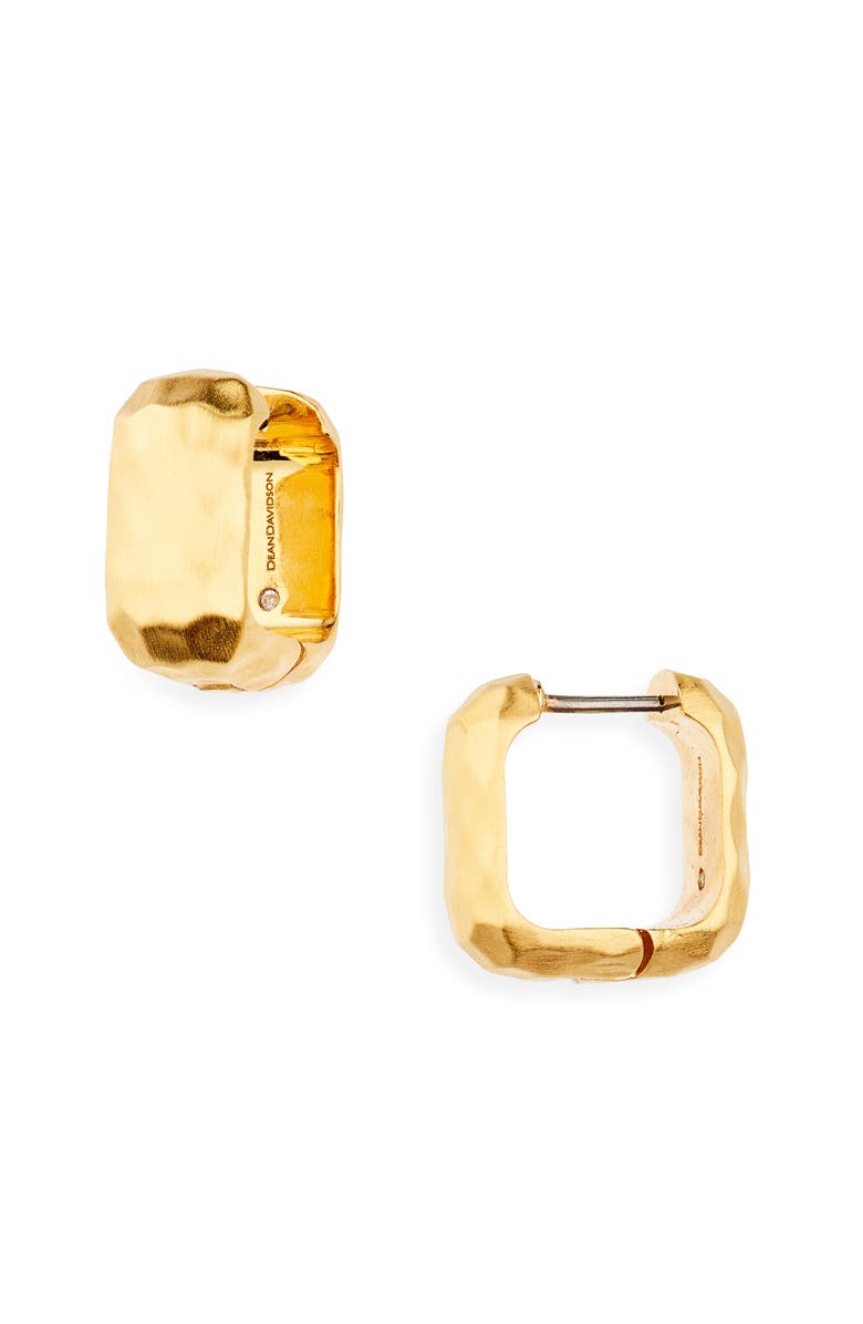 Dean Davidson Nomad Square Huggie Hoop Earrings, Main, color, Gold