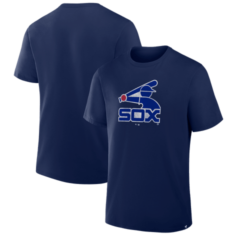 Men's Fanatics Navy Chicago White Sox Vintage Logo Legacy T-Shirt