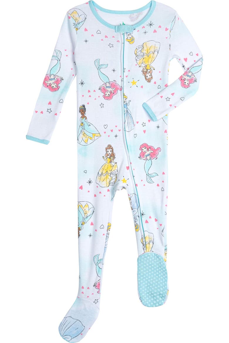 Princess 2-Pack Footed Sleep N' Play, Alternate, color, Princess Blue Pink