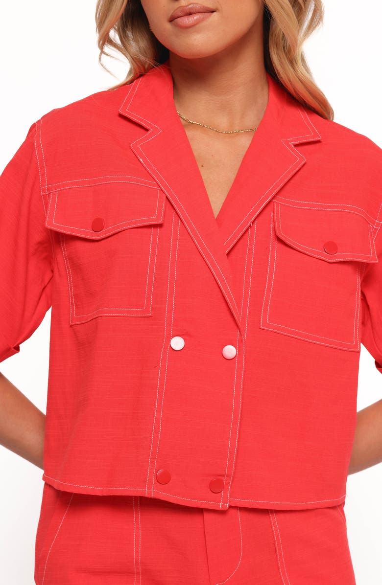 Petal & Pup Flo Shirt, Alternate, color, Red