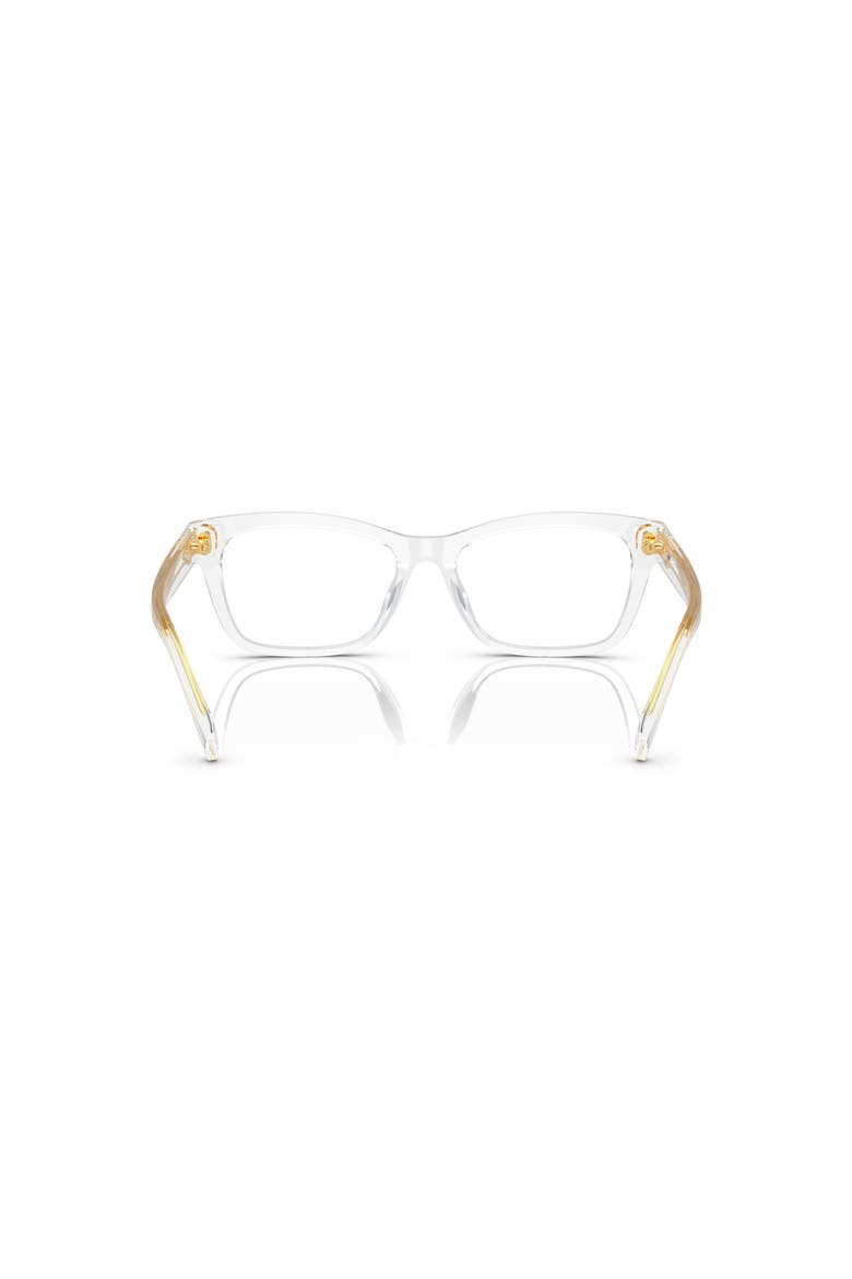 52mm Rectangle optical glasses, Alternate, color, Transparent