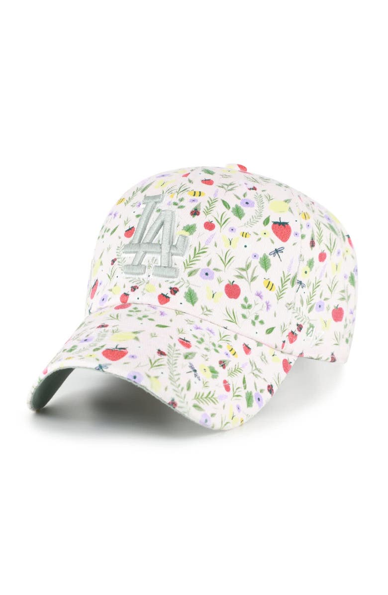 '47 Girls Youth '47 Light Pink Los Angeles Dodgers Posey Clean Up Adjustable Hat, Main, color, Light Pink