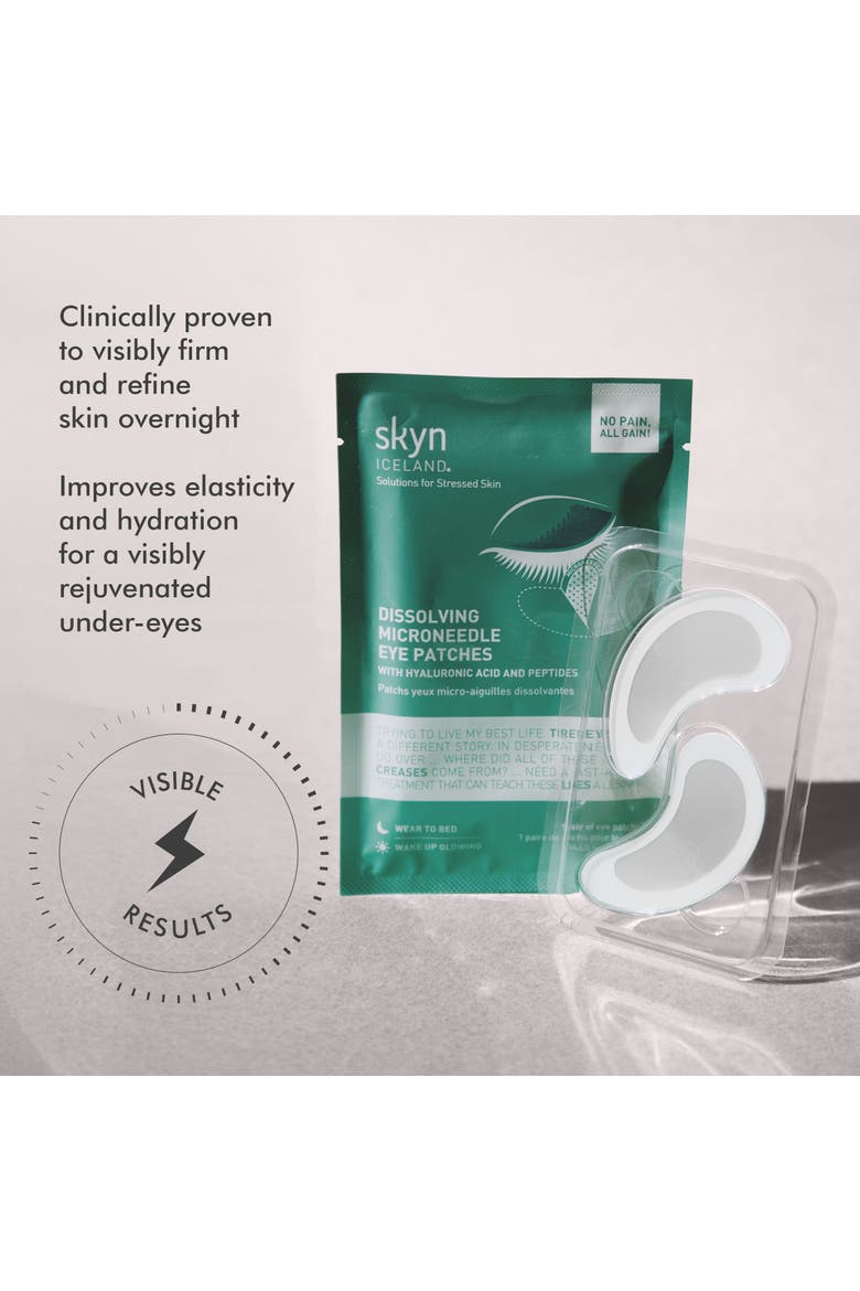 Dissolving Microneedle Eye Patches 3-pack, Alternate, color, Regular