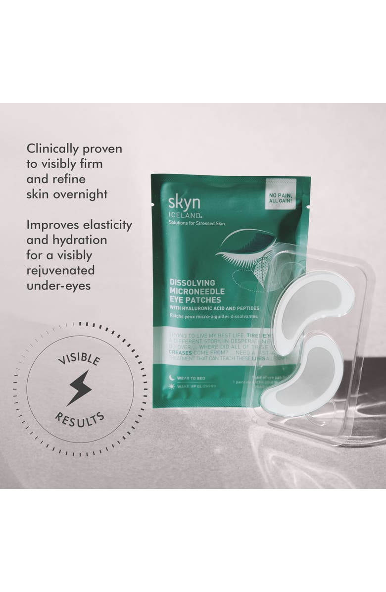 SKYN ICELAND Dissolving Microneedle Eye Patches 8-Pack, Alternate, color, Regular