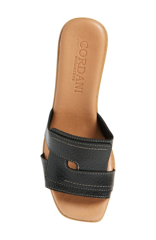 Cordani Marley Platform Slide Sandal In Black
