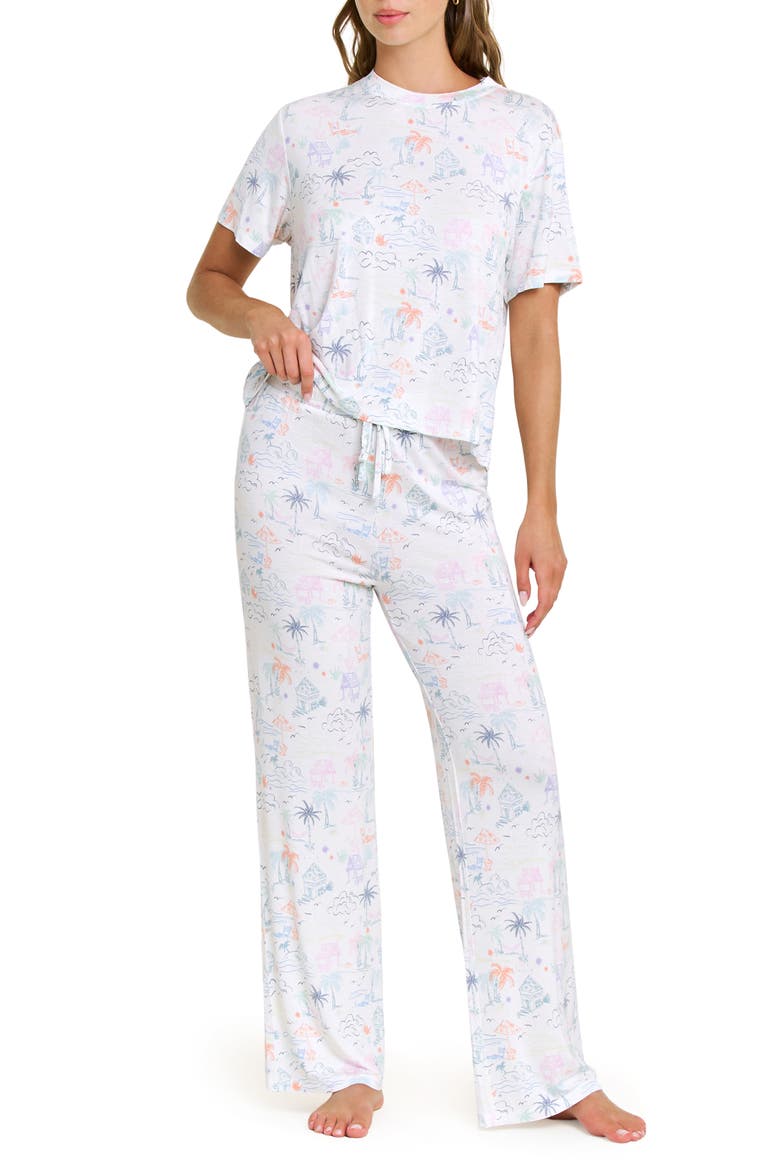 All American Pajamas, Main, color, WHITE MULTI BEACH RESORT