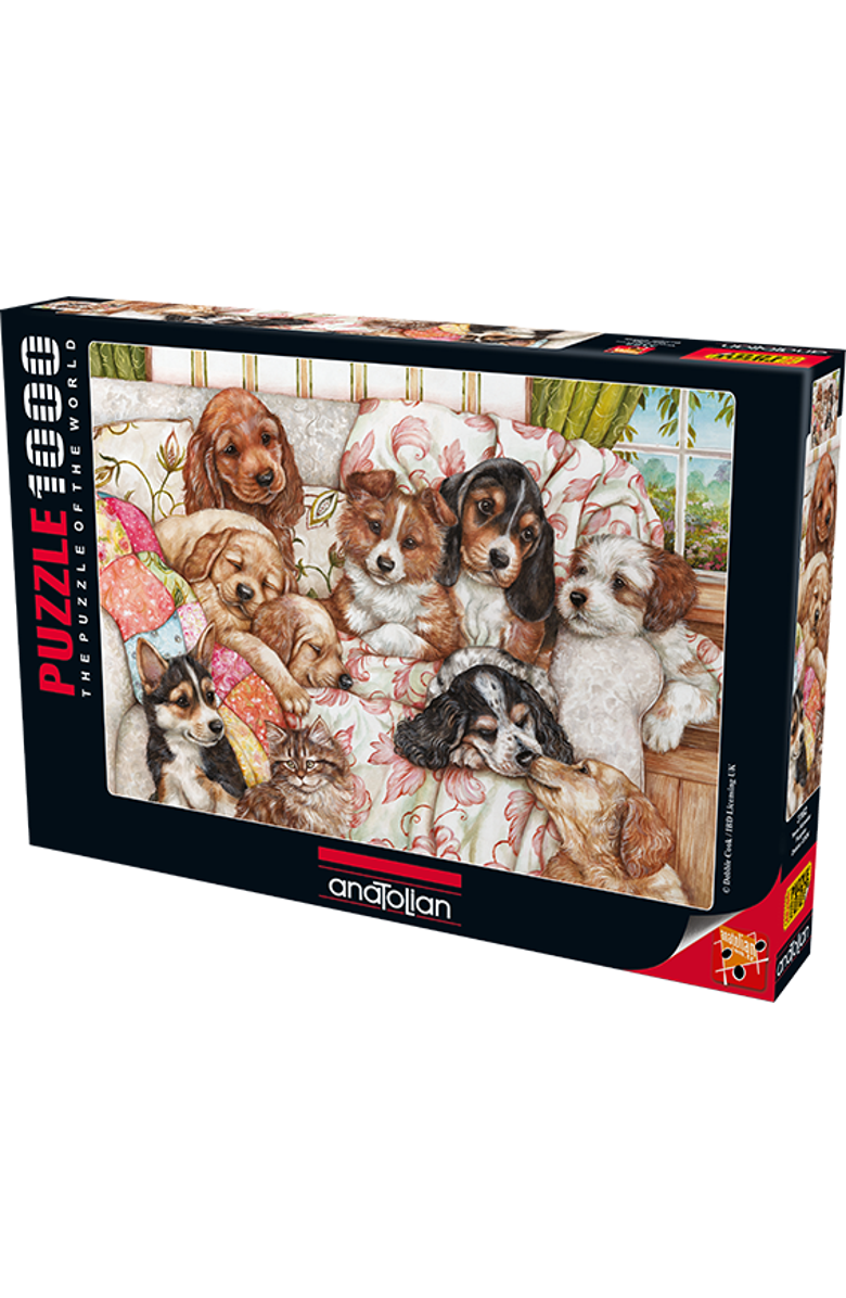 Anatolian Puppies 1000 piece Jigsaw Puzzle for Adults, Main, color, Multicolor