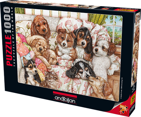 Puppies 1000 piece Jigsaw Puzzle for Adults