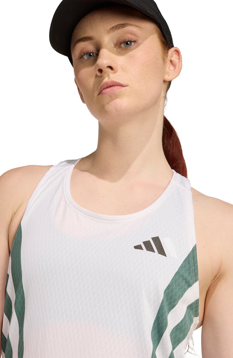 adidas Adizero Climacool Tank, Alternate, color, White/ Preloved Teal