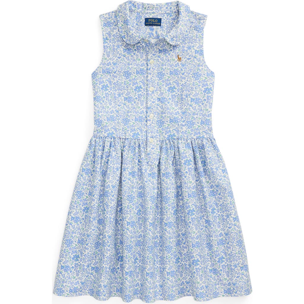 Polo Ralph Lauren Kids' Floral Sleeveless Cotton Dress