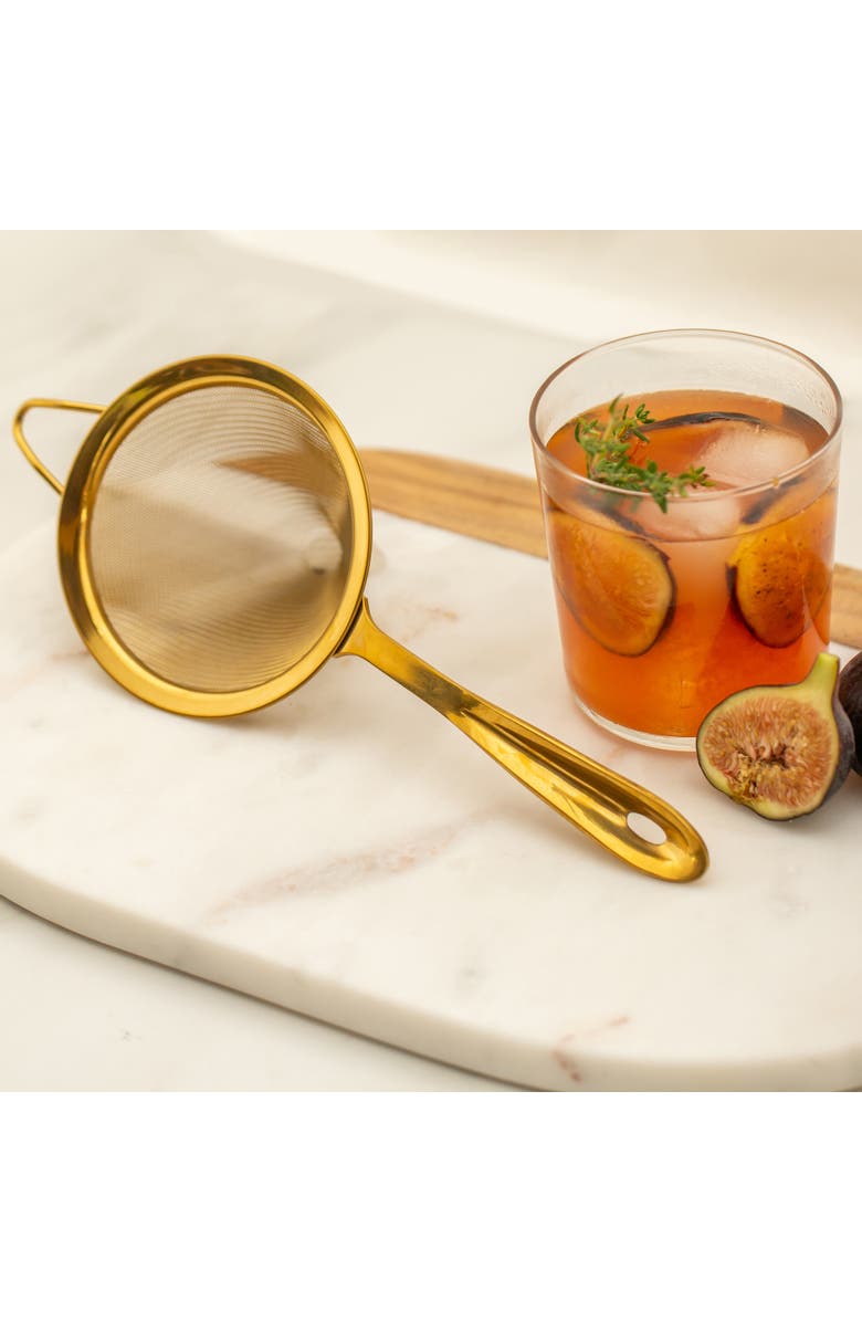 A Bar Above Gold Fine Mesh Strainer, Alternate, color, Gold