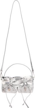 Acne Studios Micro Multipocket Luxe Metallic Leather Crossbody Bag